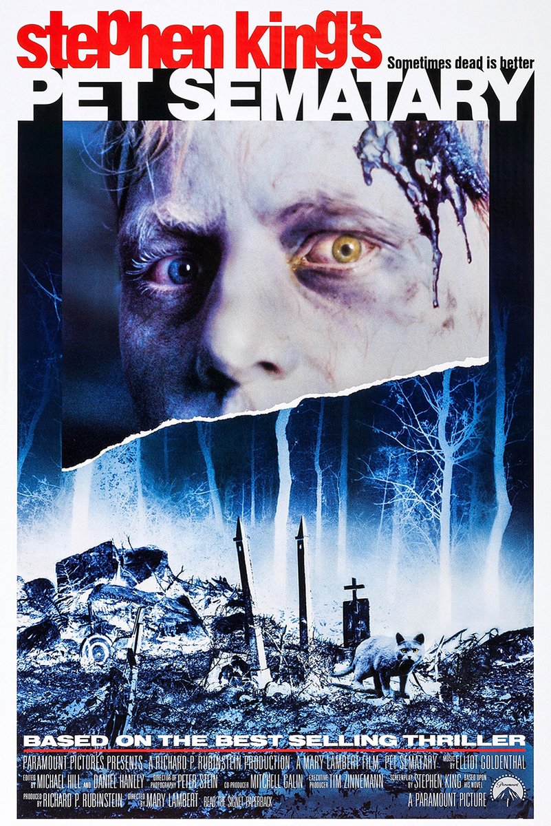 Stephen King's Pet Sematary Movie Decorative Painting (paper and canvas) art poster printing print