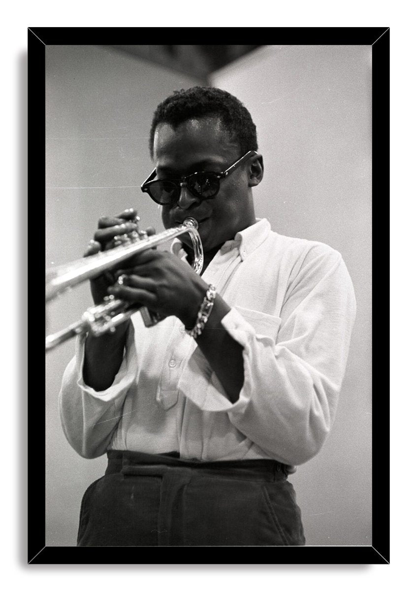 Miles Davis Decorative Painting (paper and canvas) art poster printing print