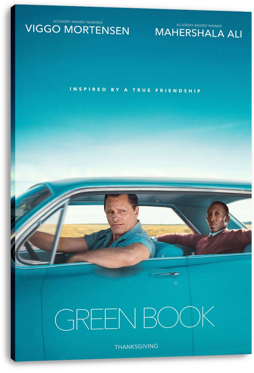 Green Book Movie Viggo Mortensen and Mahershala Ali Decorative Painting (paper and canvas) art poster printing print