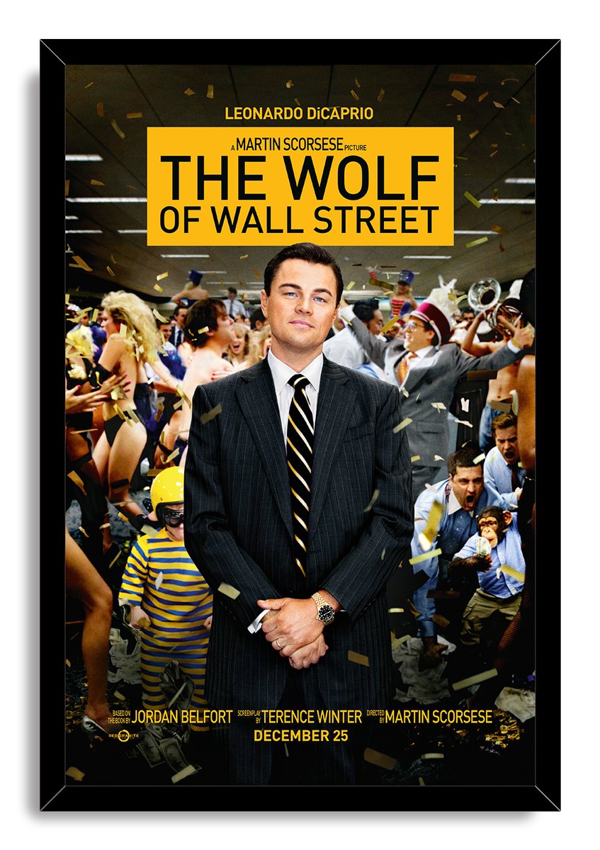 The Wolf of Wall Street Movie Decorative Painting (paper and canvas) art poster printing print