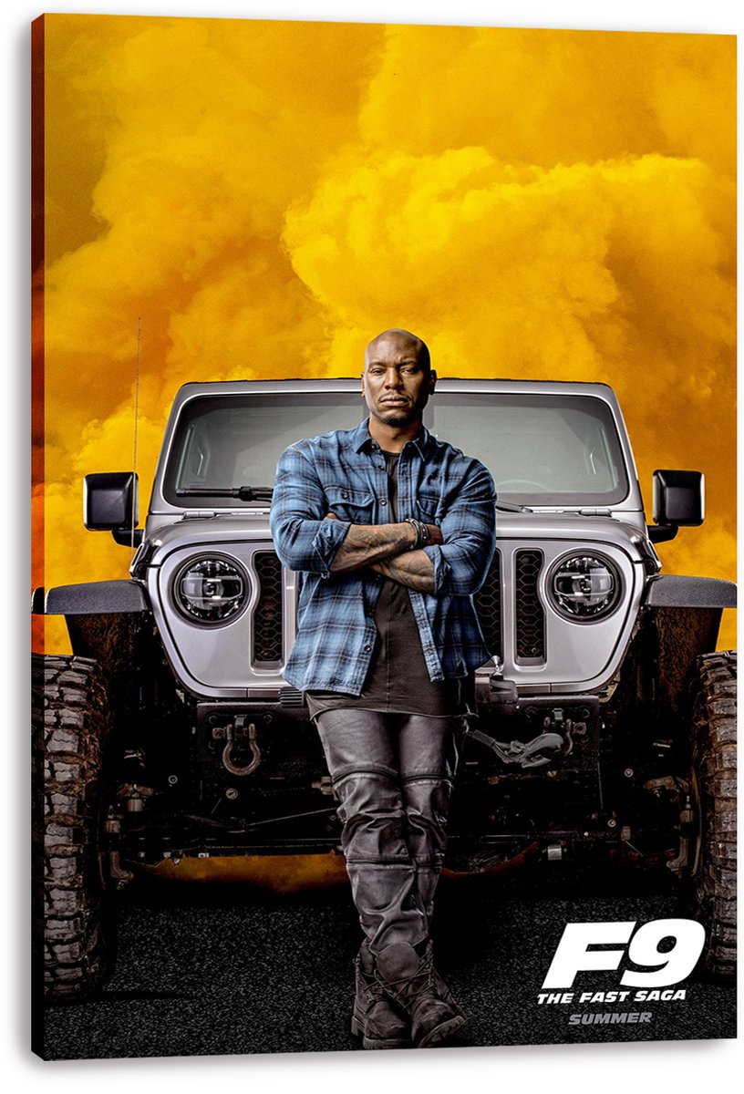 Tyrese Gibson Roman Pearce F9 Movie Decorative Painting (paper and canvas) art poster printing print