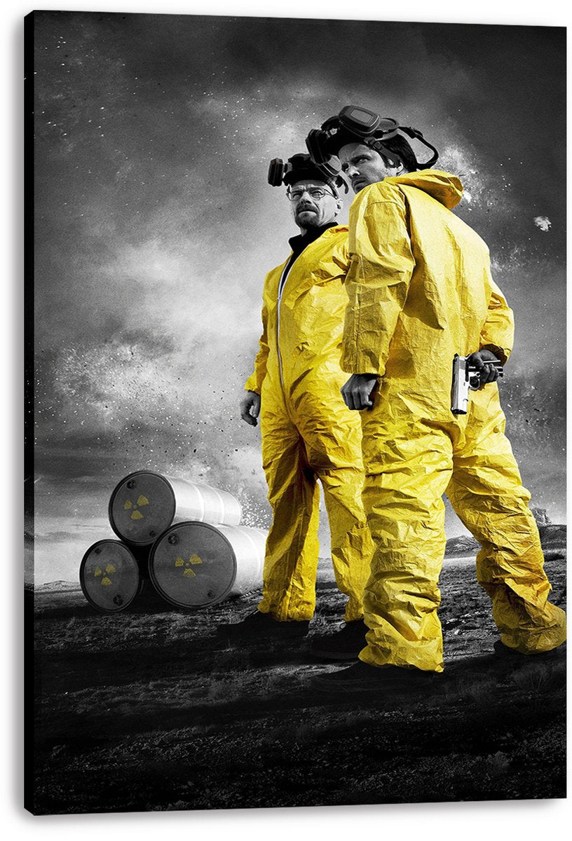 Breaking Bad Walter White and Jesse Pinkman Decorative Painting (paper and canvas) art poster printing print