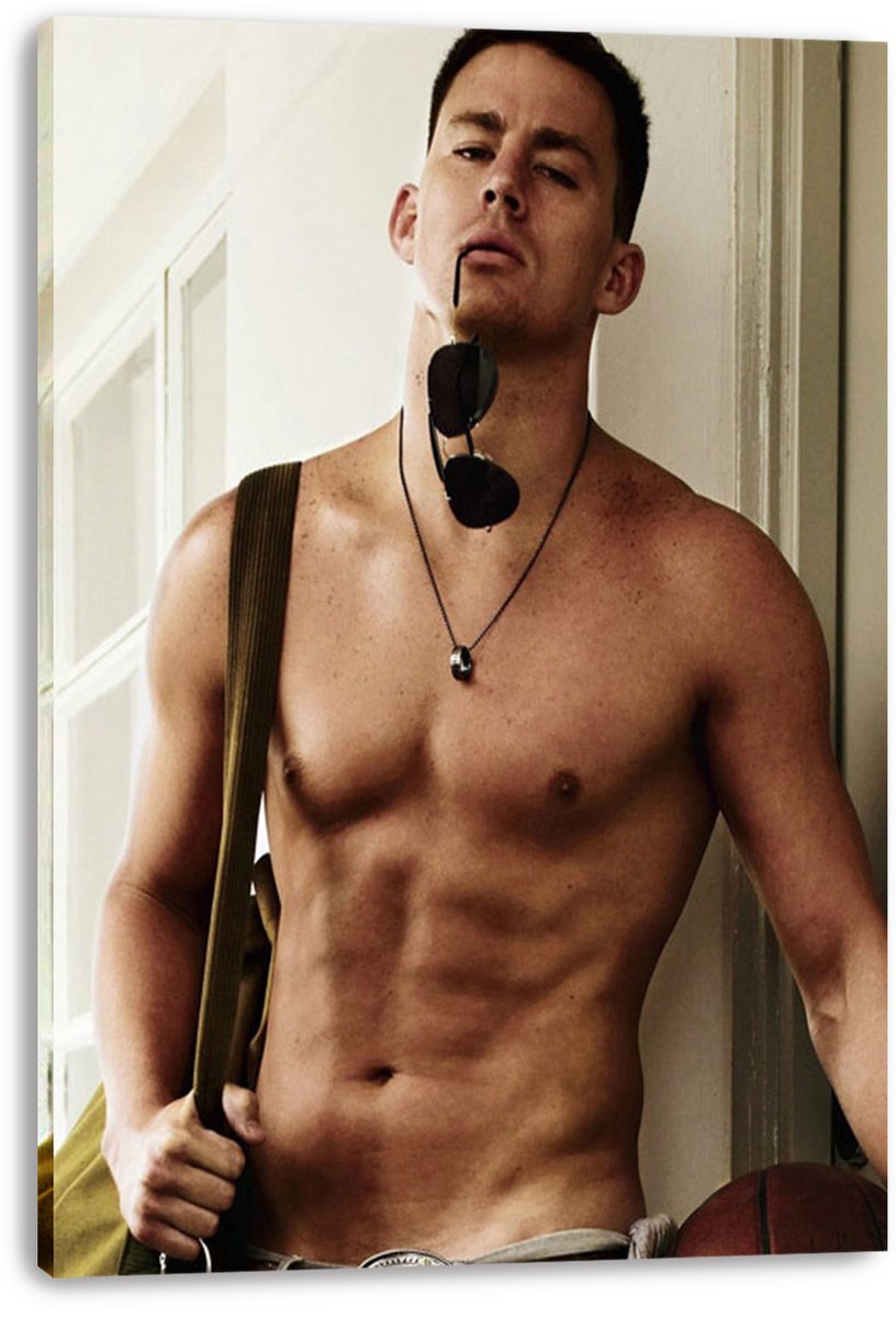Channing Tatum Decorative Painting (paper and canvas) art poster printing print