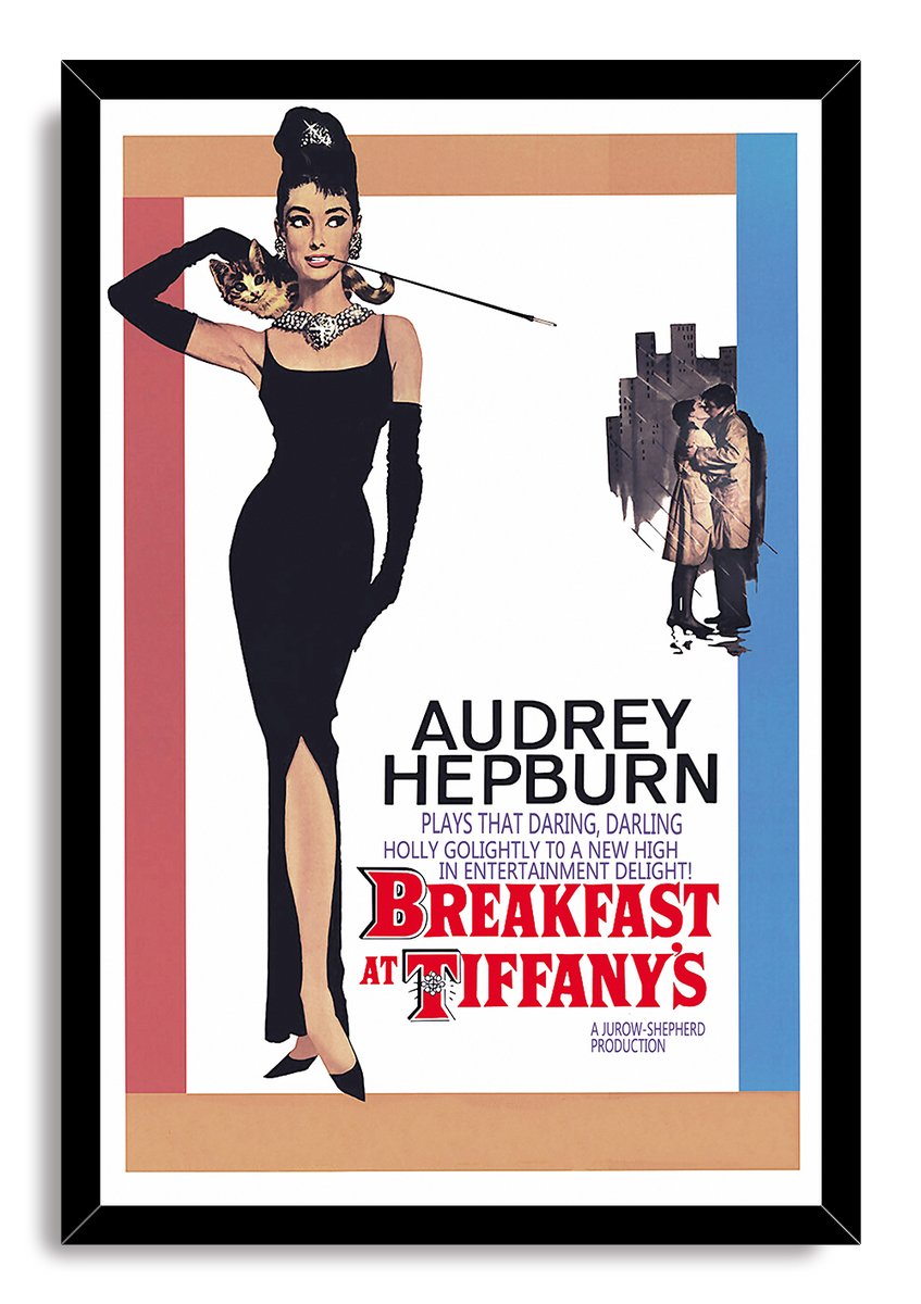 Audrey Hepburn Breakfast at Tiffany's Decorative Painting (paper and canvas) art poster printing print