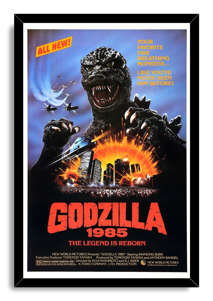 Godzilla Decorative Painting (paper and canvas) art poster printing print