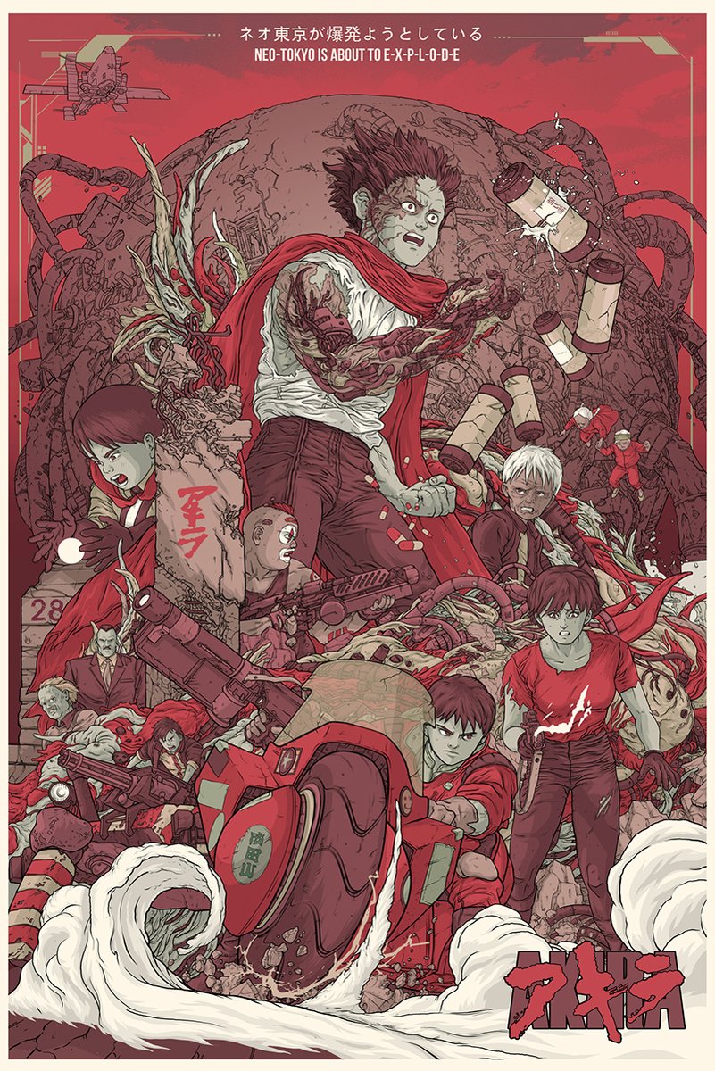 Akira Decorative Painting (paper and canvas) art poster printing print