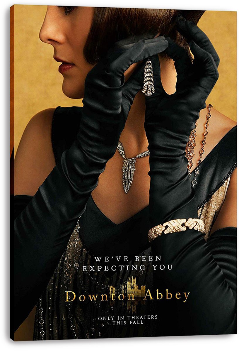 Downton Abbey Elegant Woman Decorative Painting (paper and canvas) art poster printing print