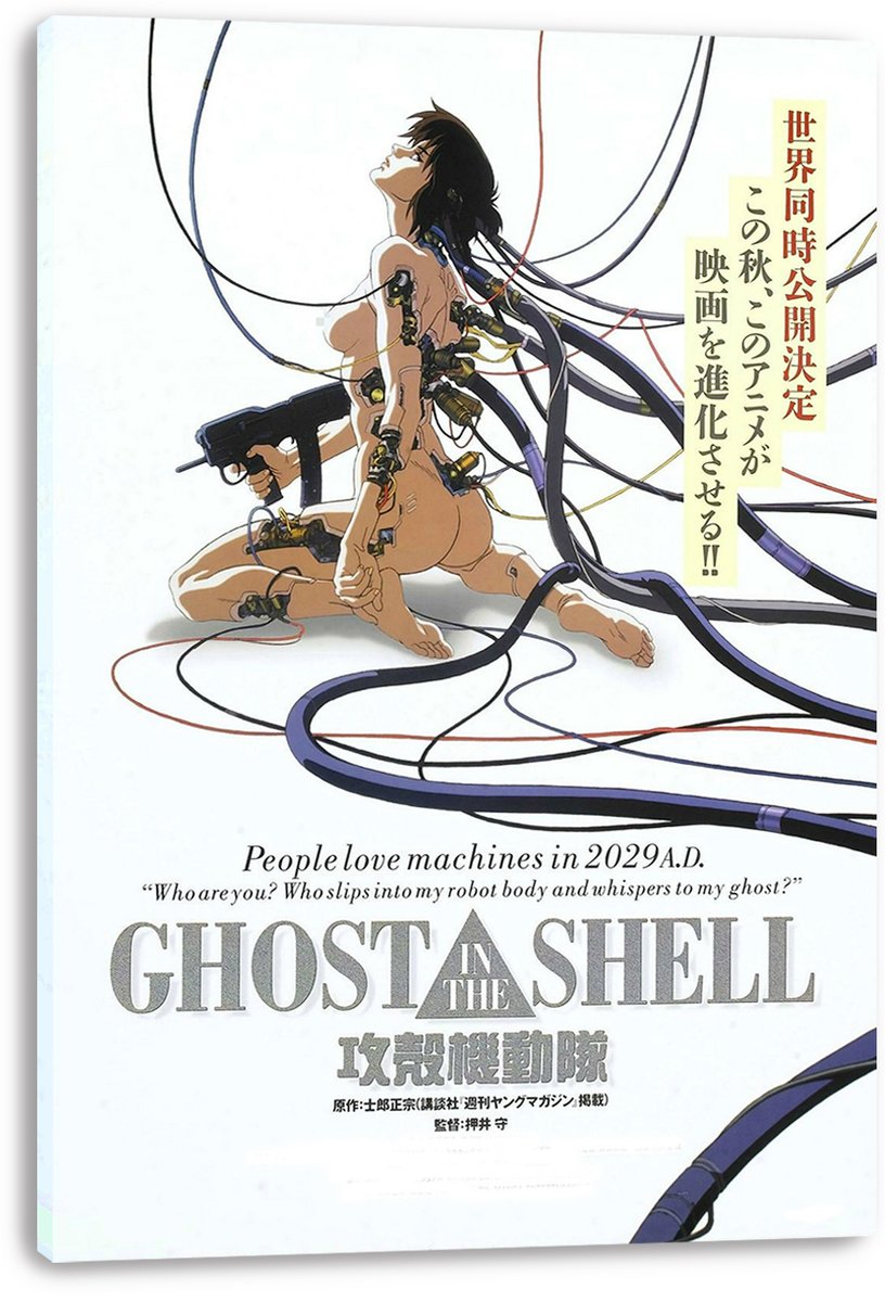 Ghost in the Shell Major Motoko Kusanagi Decorative Painting (paper and canvas) art poster printing print