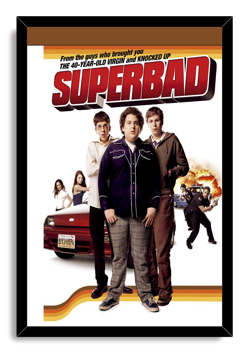 Superbad Movie Decorative Painting (paper and canvas) art poster printing print