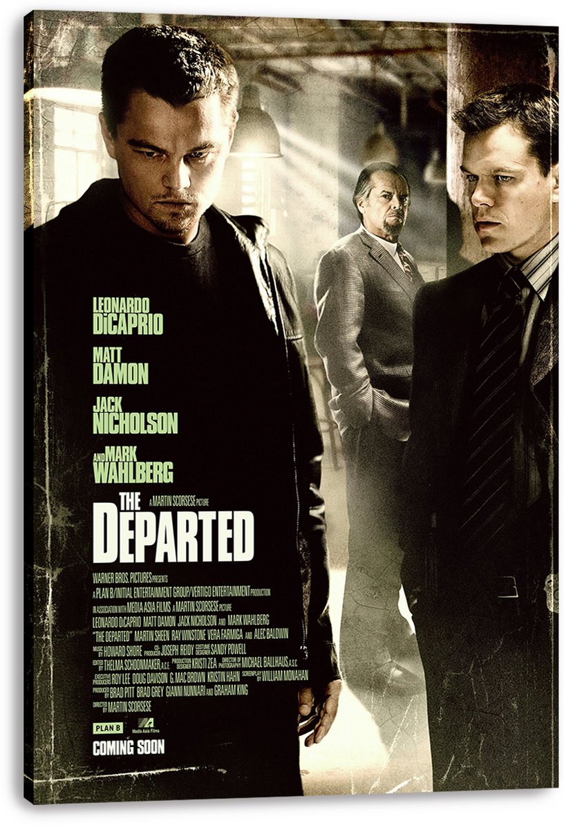 The Departed Movie Poster Decorative Painting (paper and canvas) art poster printing print