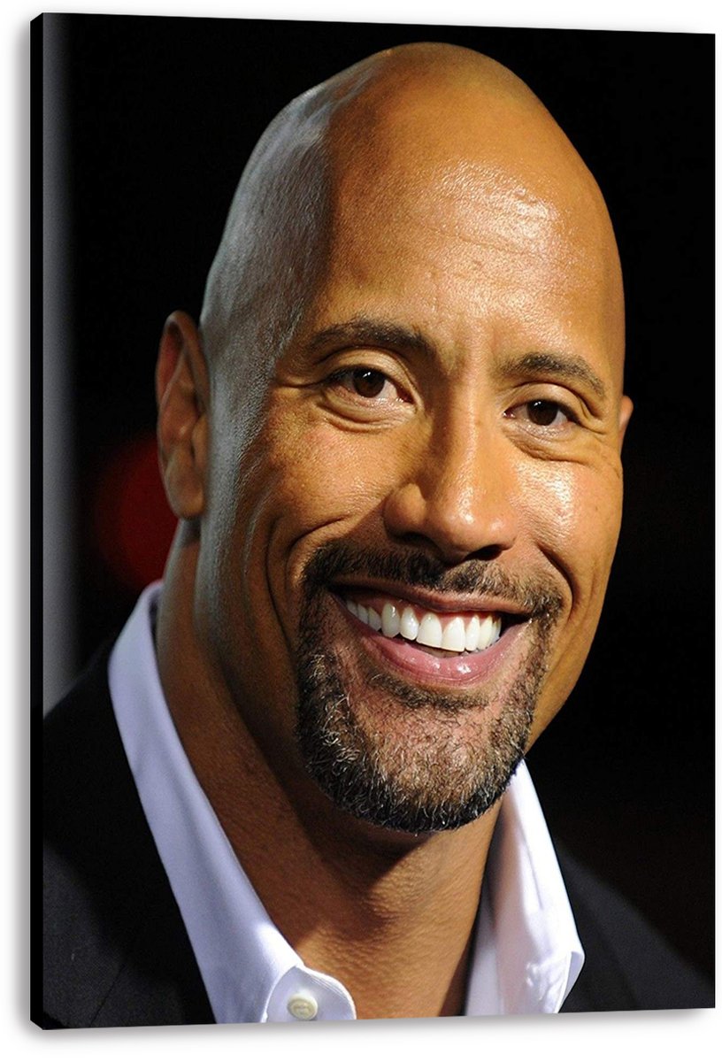 Dwayne 'The Rock' Johnson Decorative Painting (paper and canvas) art poster printing print