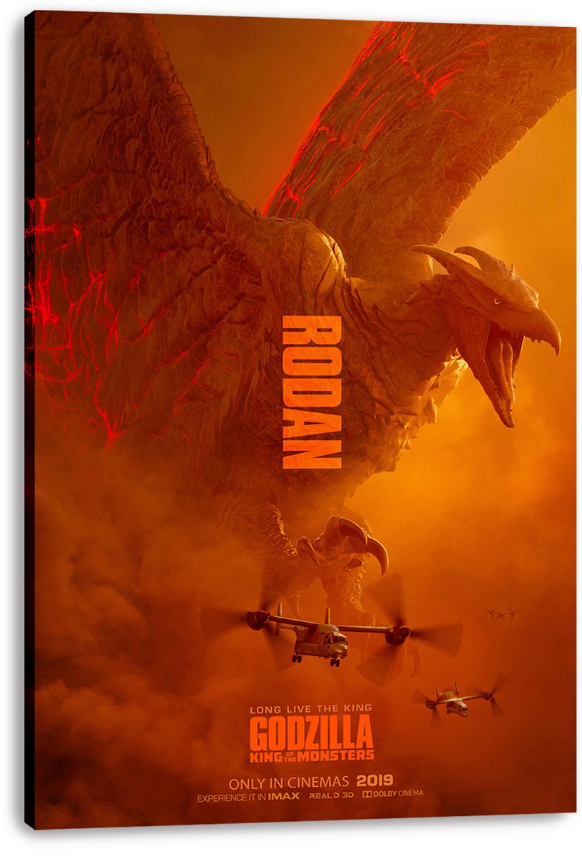 Rodan (Godzilla King of the Monsters) Decorative Painting (paper and canvas) art poster printing print