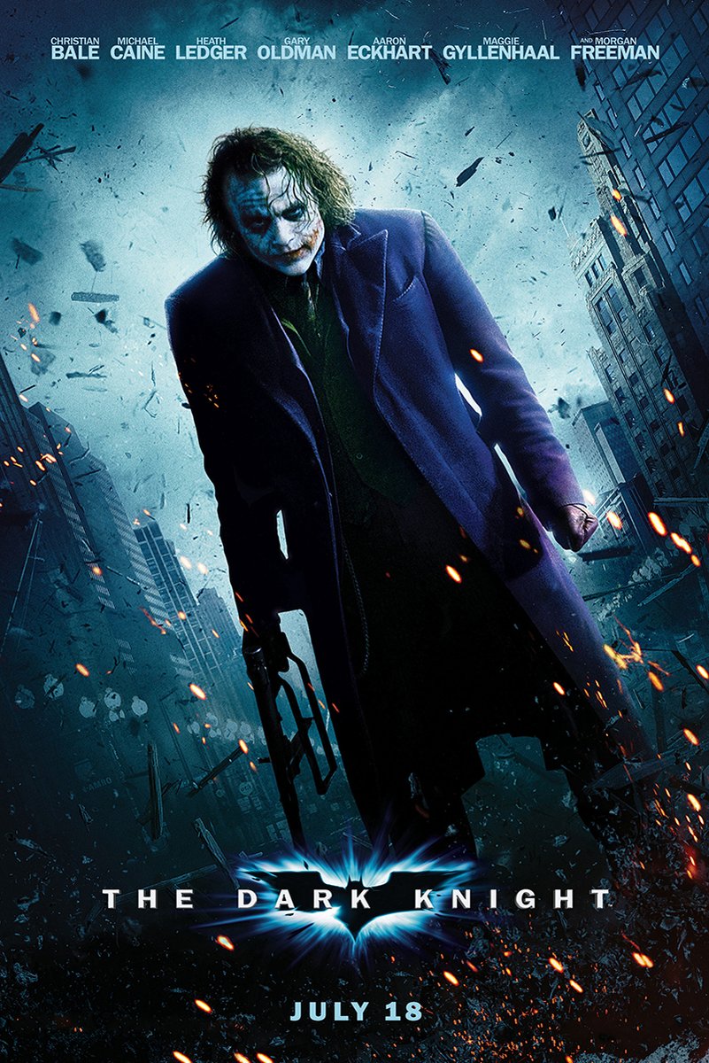 The Dark Knight Joker Decorative Painting (paper and canvas) art poster printing print