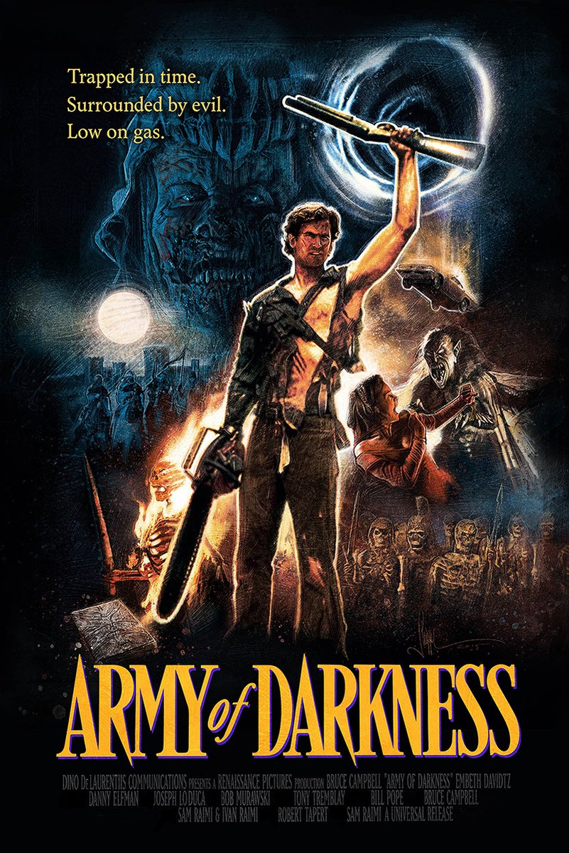 Army of Darkness Ash Williams Decorative Painting (paper and canvas) art poster printing print