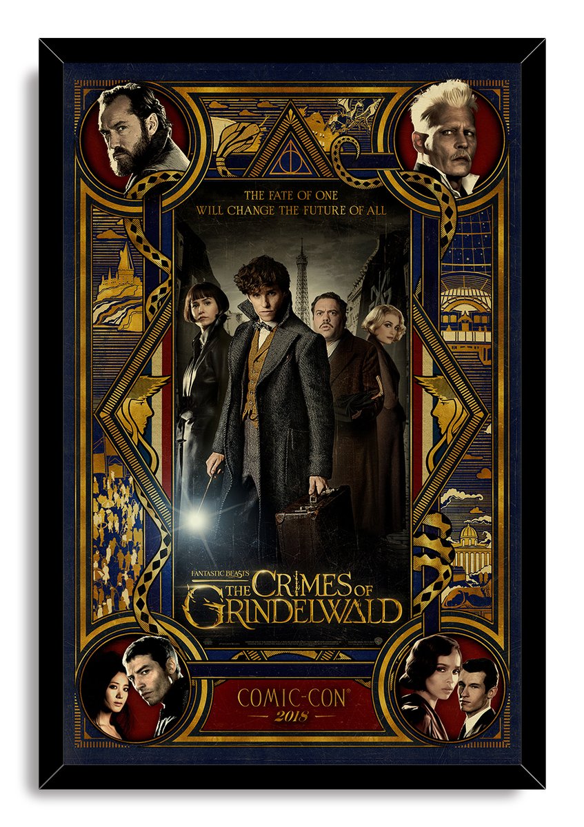 Fantastic Beasts The Crimes of Grindelwald Movie Cast Decorative Painting (paper and canvas) art poster printing print