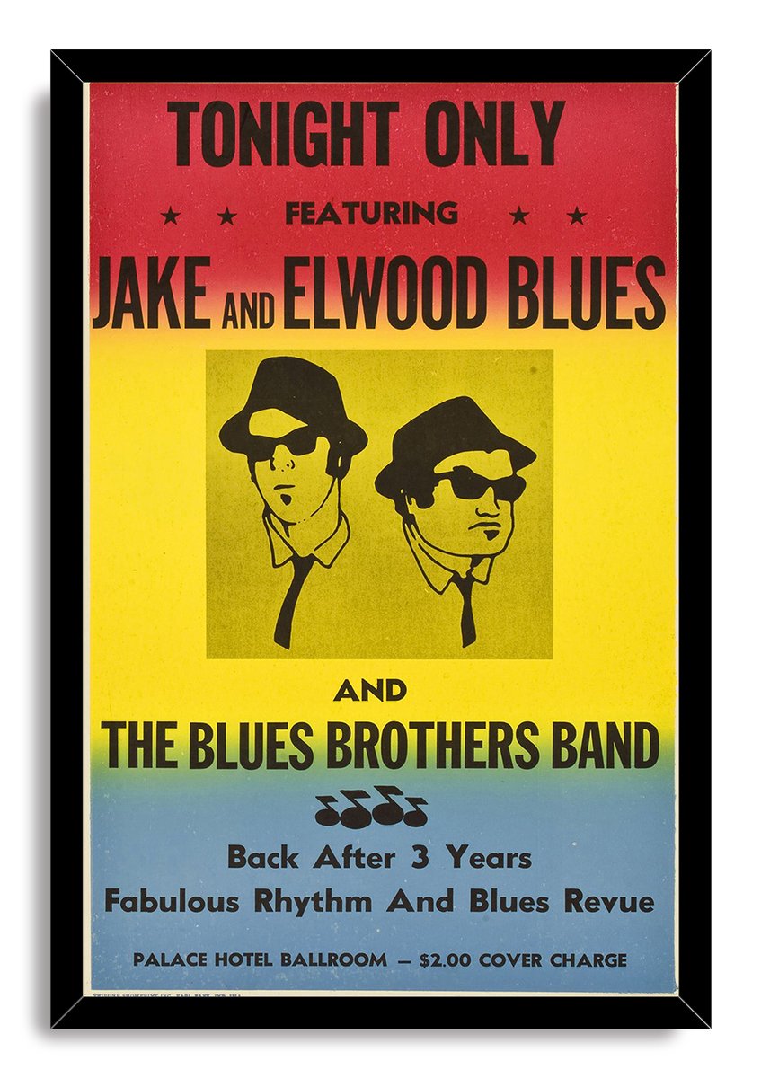 The Blues Brothers Decorative Painting (paper and canvas) art poster printing print