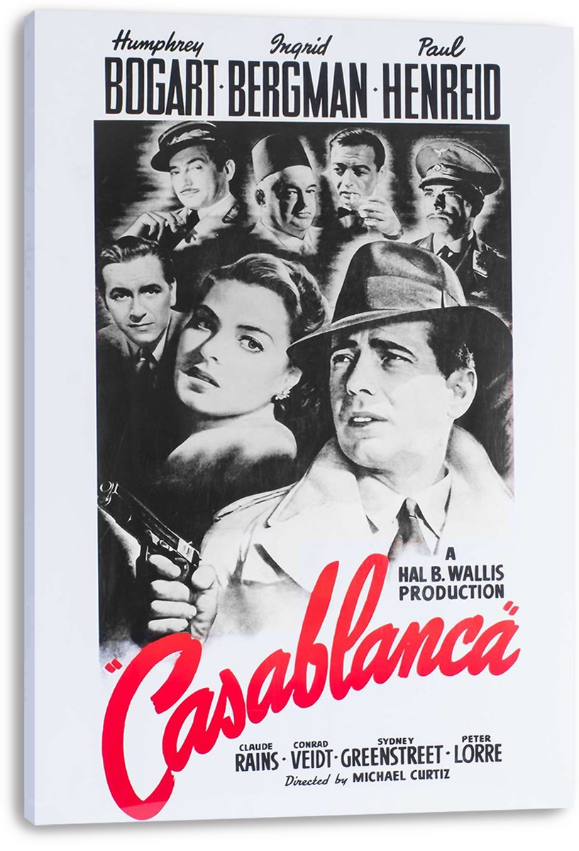 Casablanca Movie Decorative Painting (paper and canvas) art poster printing print