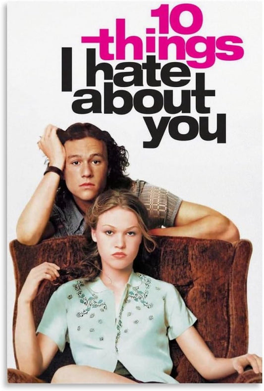 10 Things I Hate About You Touching Love Movie Poster (Paper and Canvas) Art Poster Printing Print