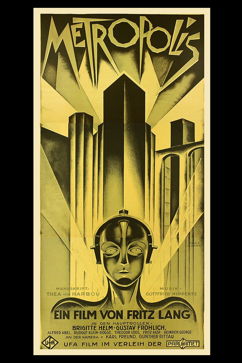 Metropolis Movie Robot Maria Decorative Painting (paper and canvas) art poster printing print