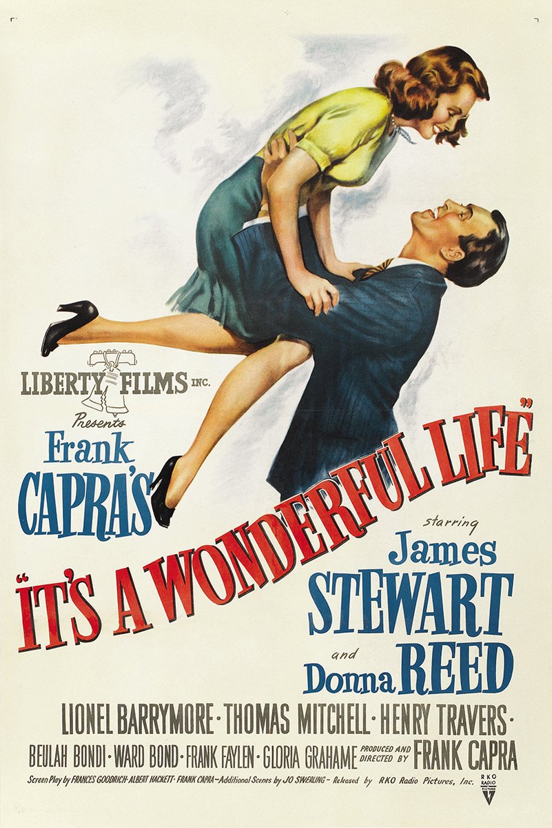 It's a Wonderful Life Movie Poster Decorative Painting (paper and canvas) art poster printing print