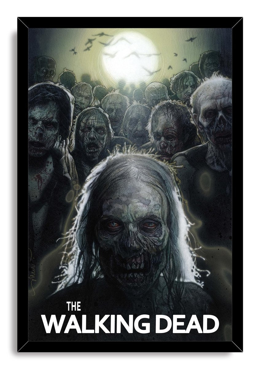The Walking Dead Zombies Decorative Painting (paper and canvas) art poster printing print