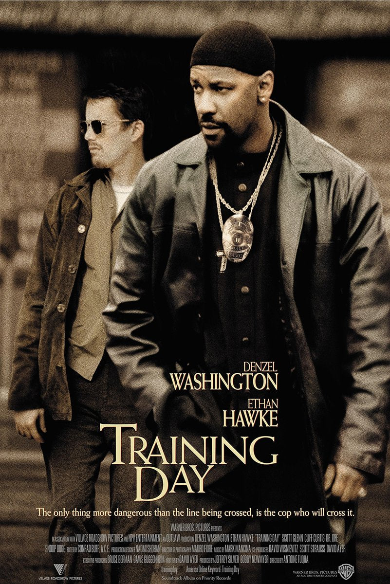Training Day Movie Decorative Painting (paper and canvas) art poster printing print