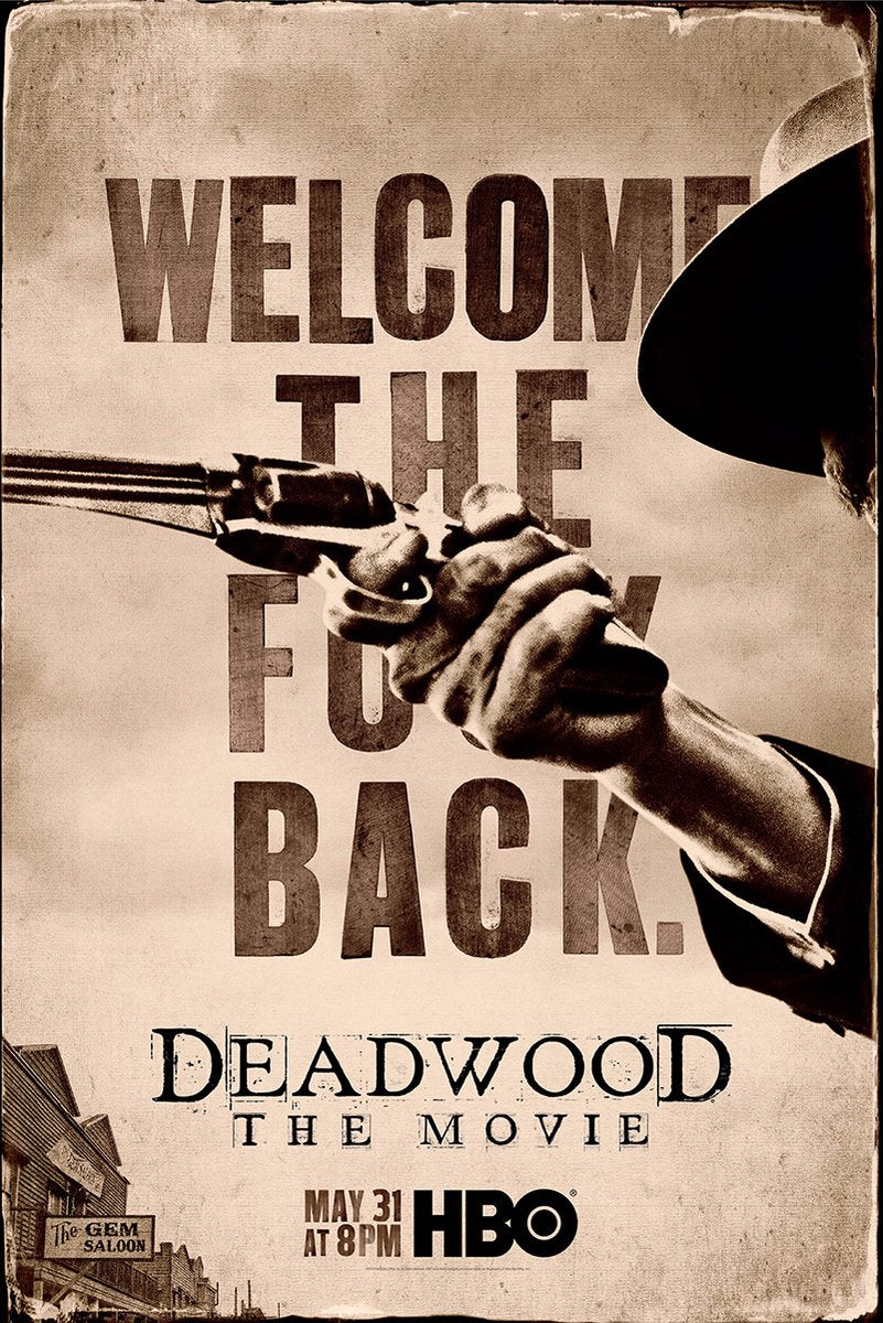 Deadwood The Movie Western Art Decorative Painting (paper and canvas) art poster printing print