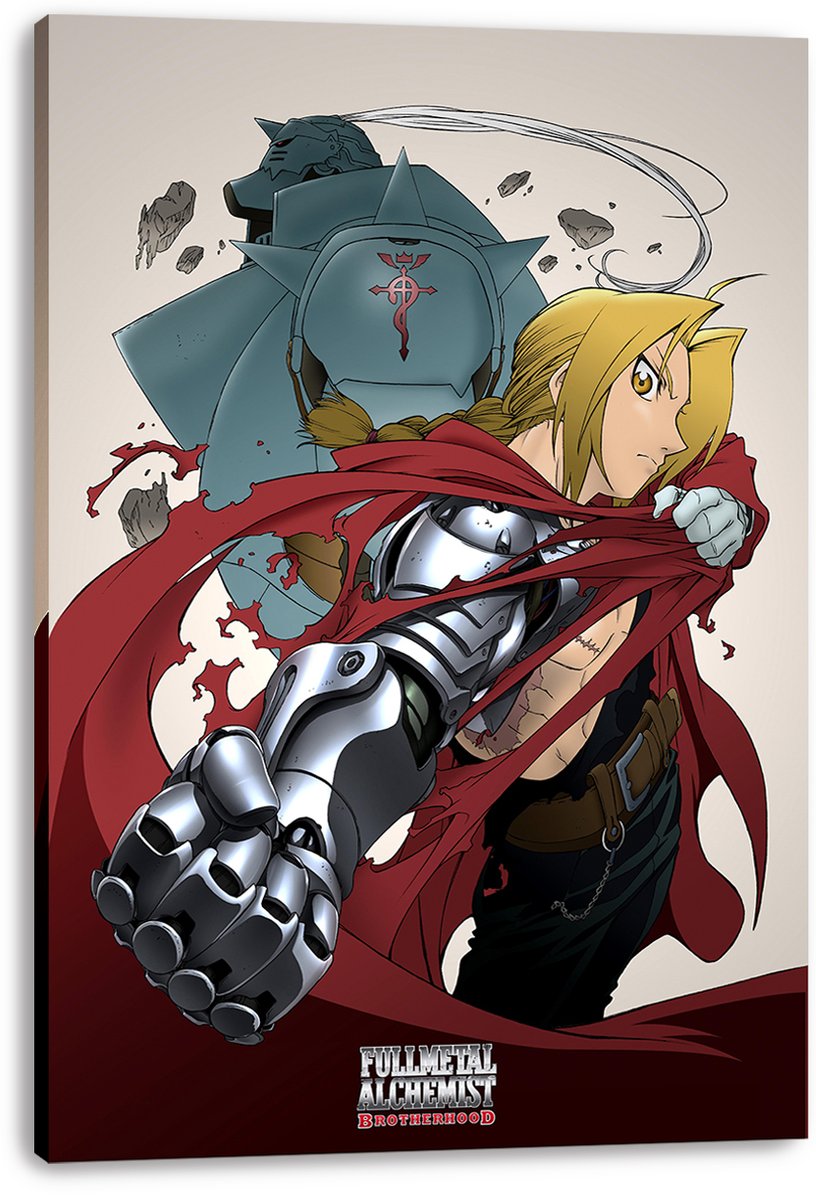 Fullmetal Alchemist Brotherhood Edward Alphonse Elric Decorative Painting (paper and canvas) art poster printing print