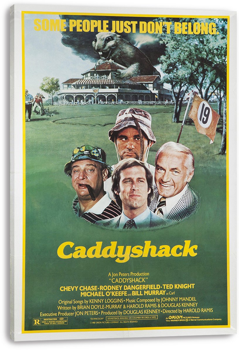 Caddyshack Movie Decorative Painting (paper and canvas) art poster printing print