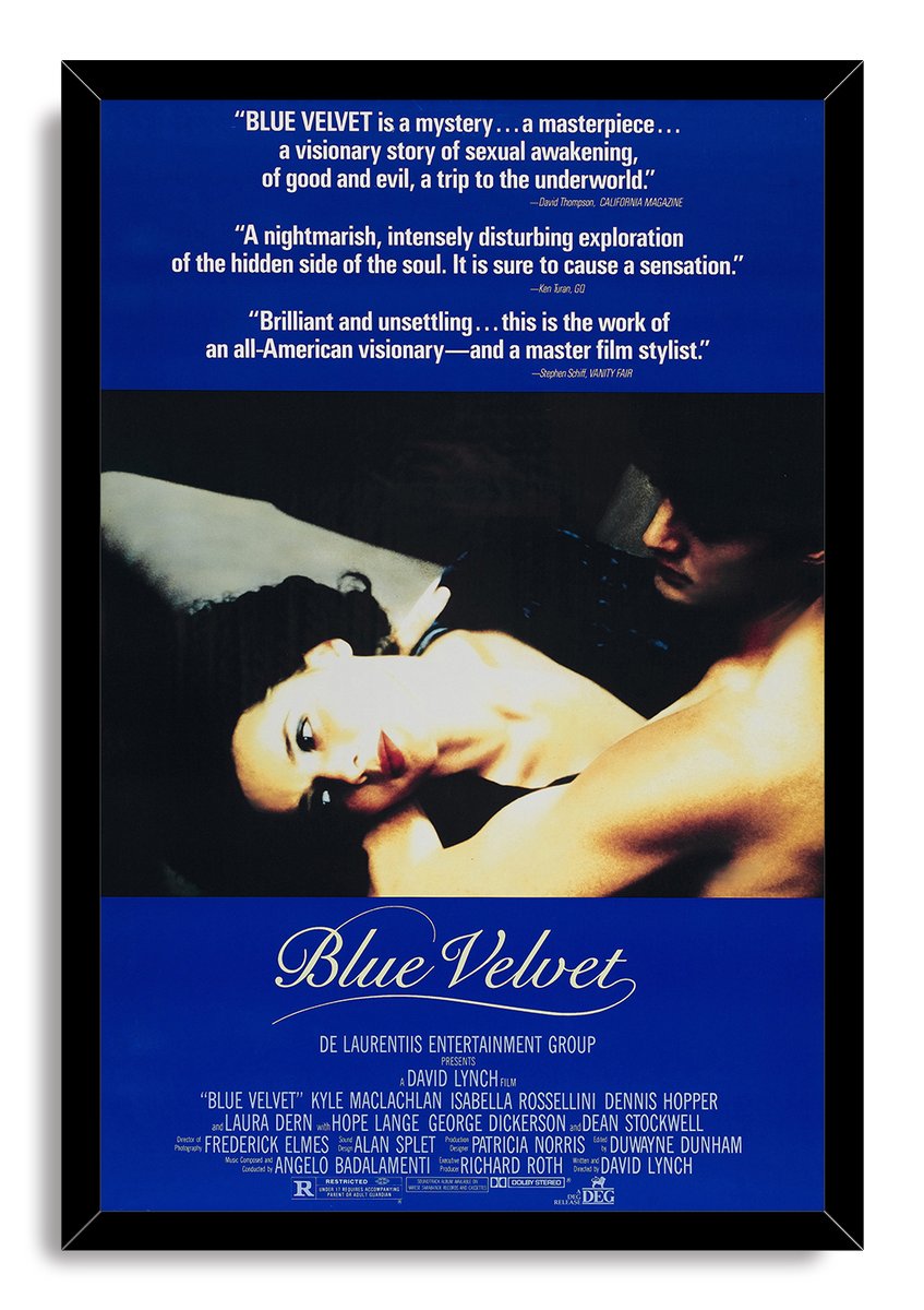 Blue Velvet Movie Poster Decorative Painting (paper and canvas) art poster printing print