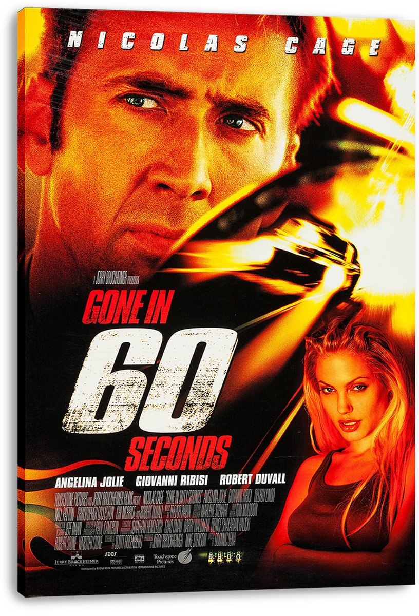 Gone in 60 Seconds Movie Poster Decorative Painting (paper and canvas) art poster printing print