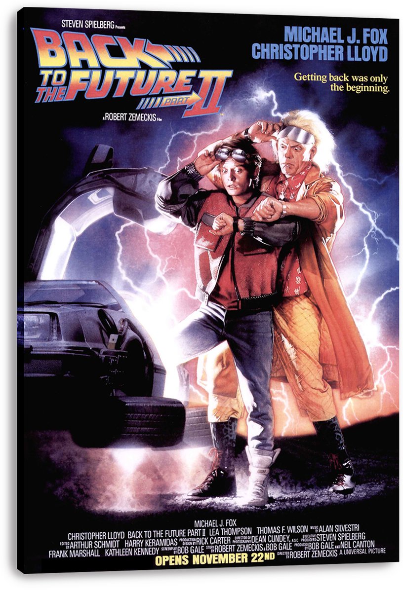 Back to the Future Part II Movie Poster Decorative Painting (paper and canvas) art poster printing print