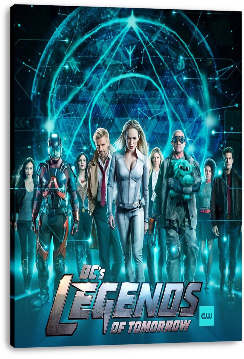 DC's Legends of Tomorrow Team Decorative Painting (paper and canvas) art poster printing print