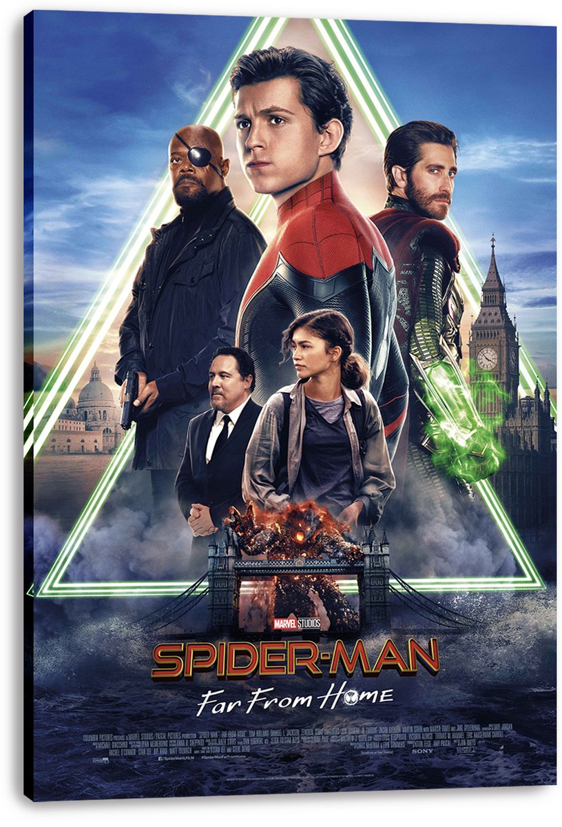 Spider-Man: Far From Home Movie Decorative Painting (paper and canvas) art poster printing print