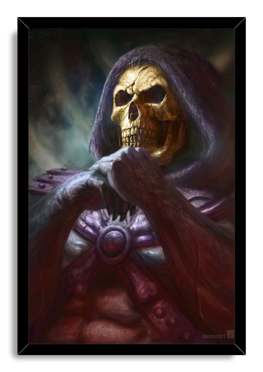 Skeletor Decorative Painting (paper and canvas) art poster printing print