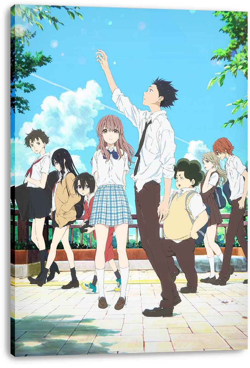 A Silent Voice Anime Movie Characters Decorative Painting (paper and canvas) art poster printing print