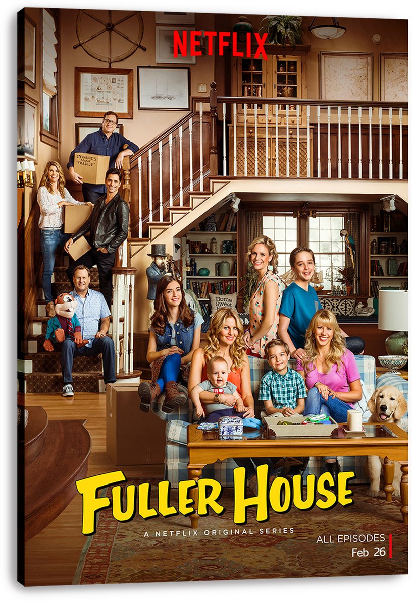 Fuller House Cast Decorative Painting (paper and canvas) art poster printing print