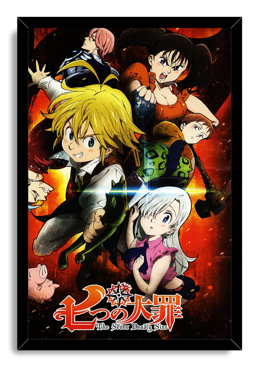 The Seven Deadly Sins Decorative Painting (paper and canvas) art poster printing print