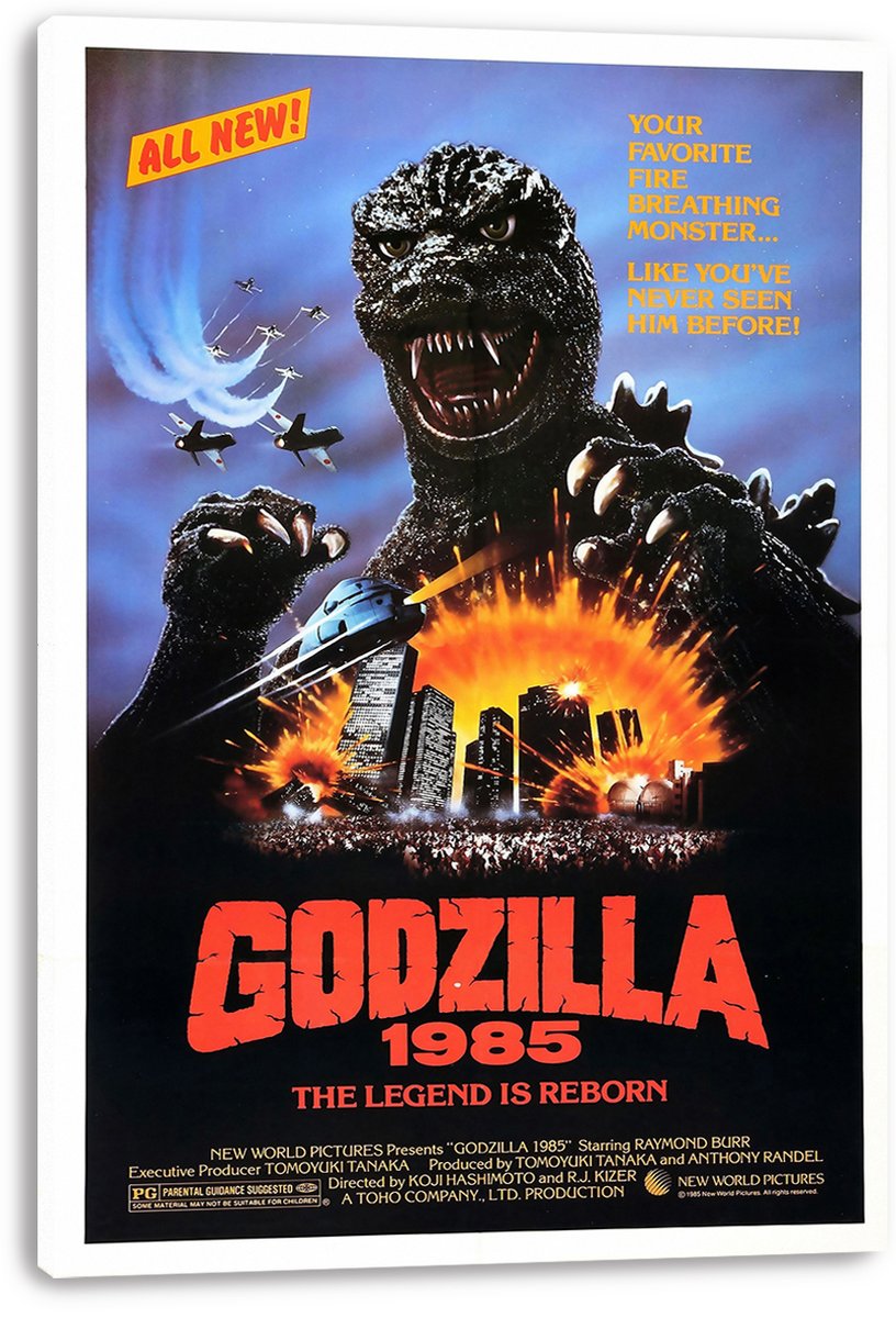 Godzilla Decorative Painting (paper and canvas) art poster printing print