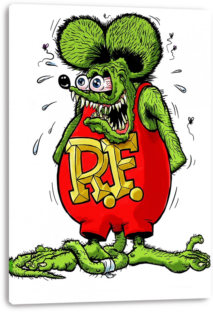 Rat Fink Decorative Painting (paper and canvas) art poster printing print