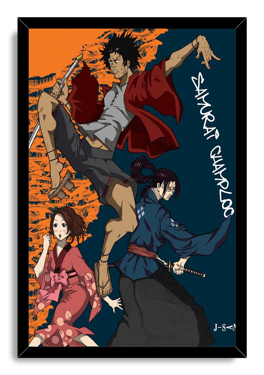 Samurai Champloo Decorative Painting (paper and canvas) art poster printing print