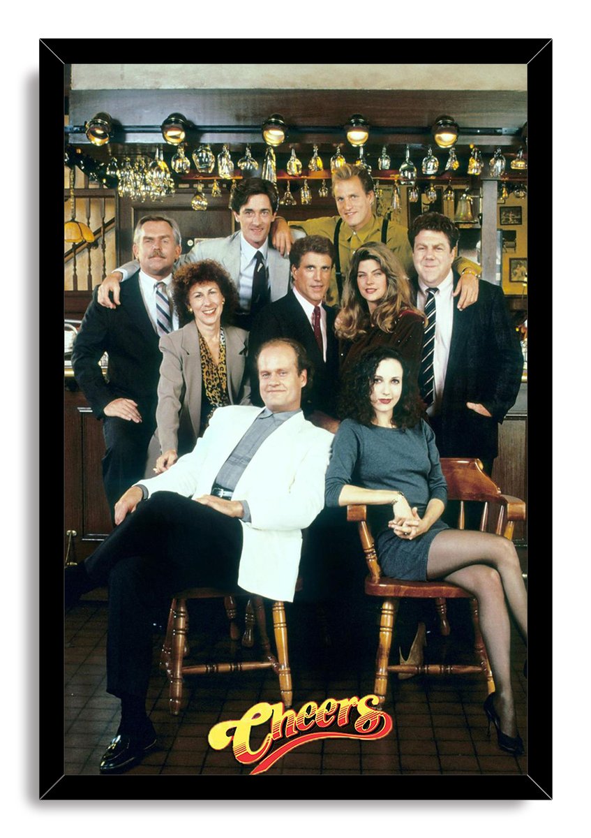 Cheers TV Show Cast Decorative Painting (paper and canvas) art poster printing print