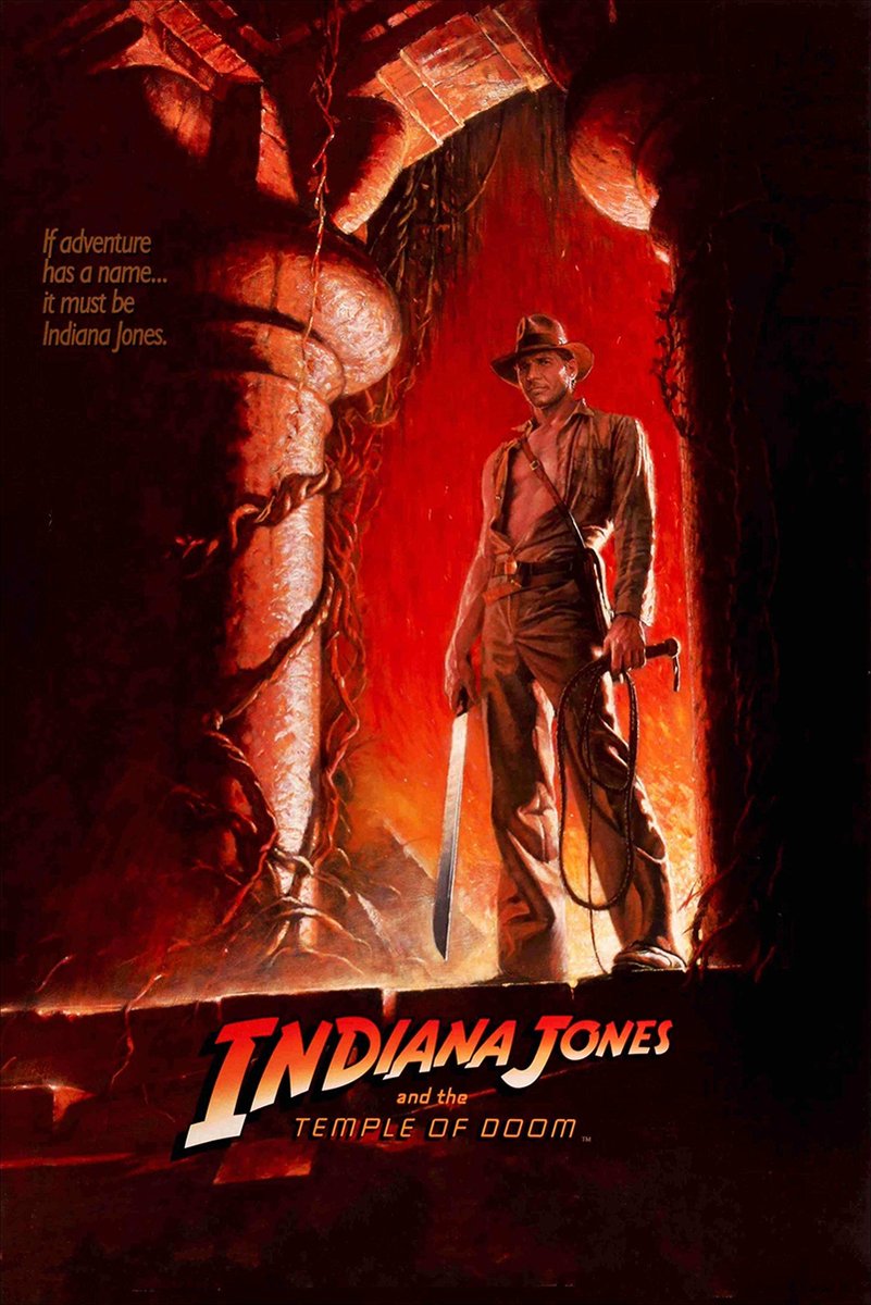 Indiana Jones Temple of Doom Decorative Painting (paper and canvas) art poster printing print