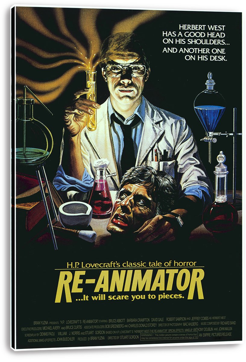 Re-Animator Movie Poster Decorative Painting (paper and canvas) art poster printing print