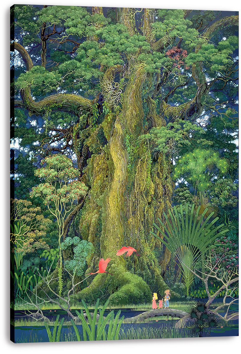 Giant Tree Forest Decorative Painting (paper and canvas) art poster printing print
