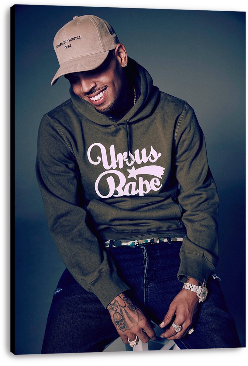 Chris Brown Decorative Painting (paper and canvas) art poster printing print