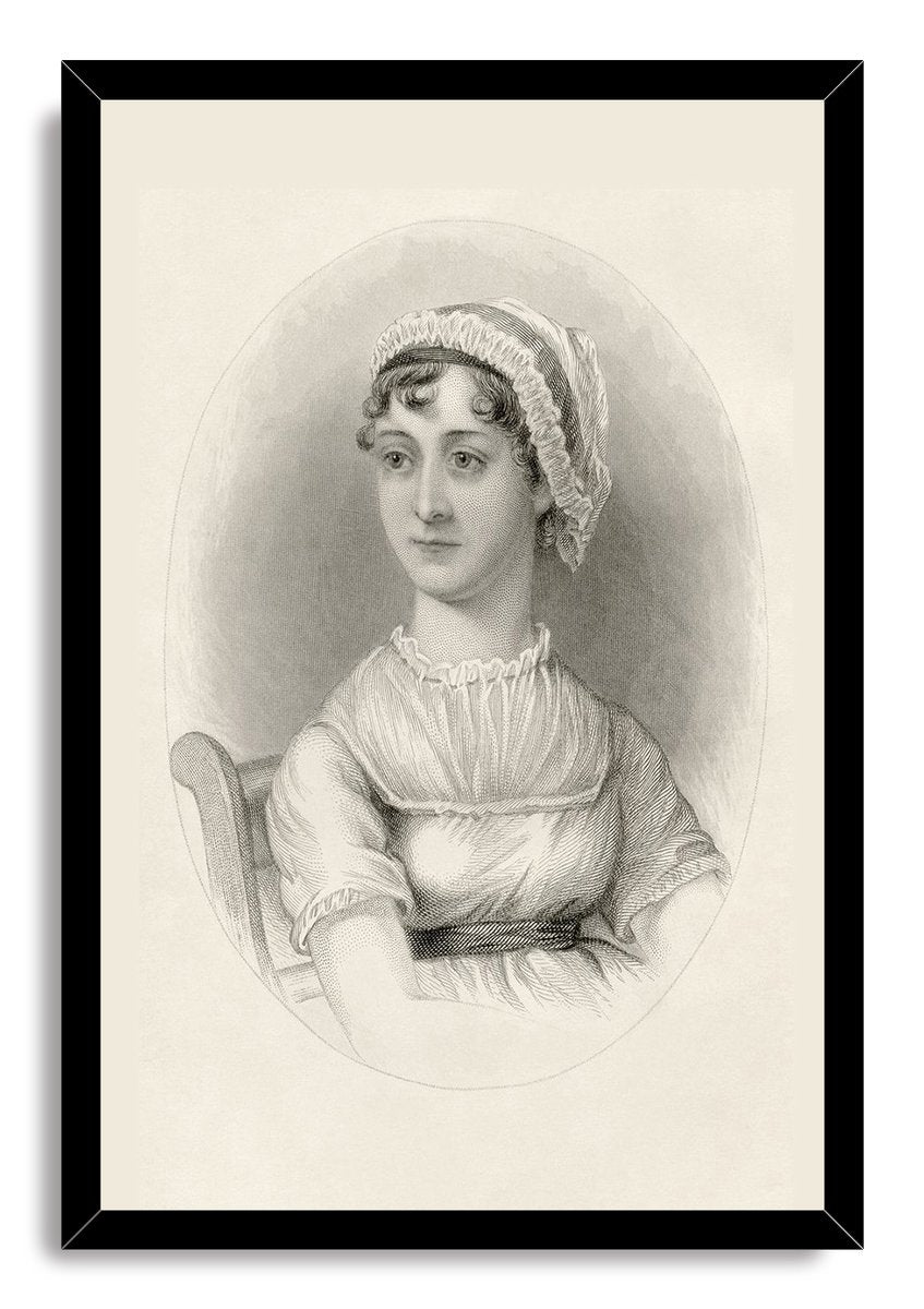 Jane Austen Decorative Painting (paper and canvas) art poster printing print