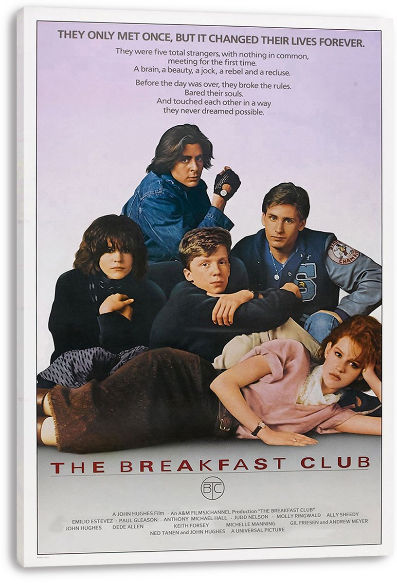 The Breakfast Club Decorative Painting (paper and canvas) art poster printing print