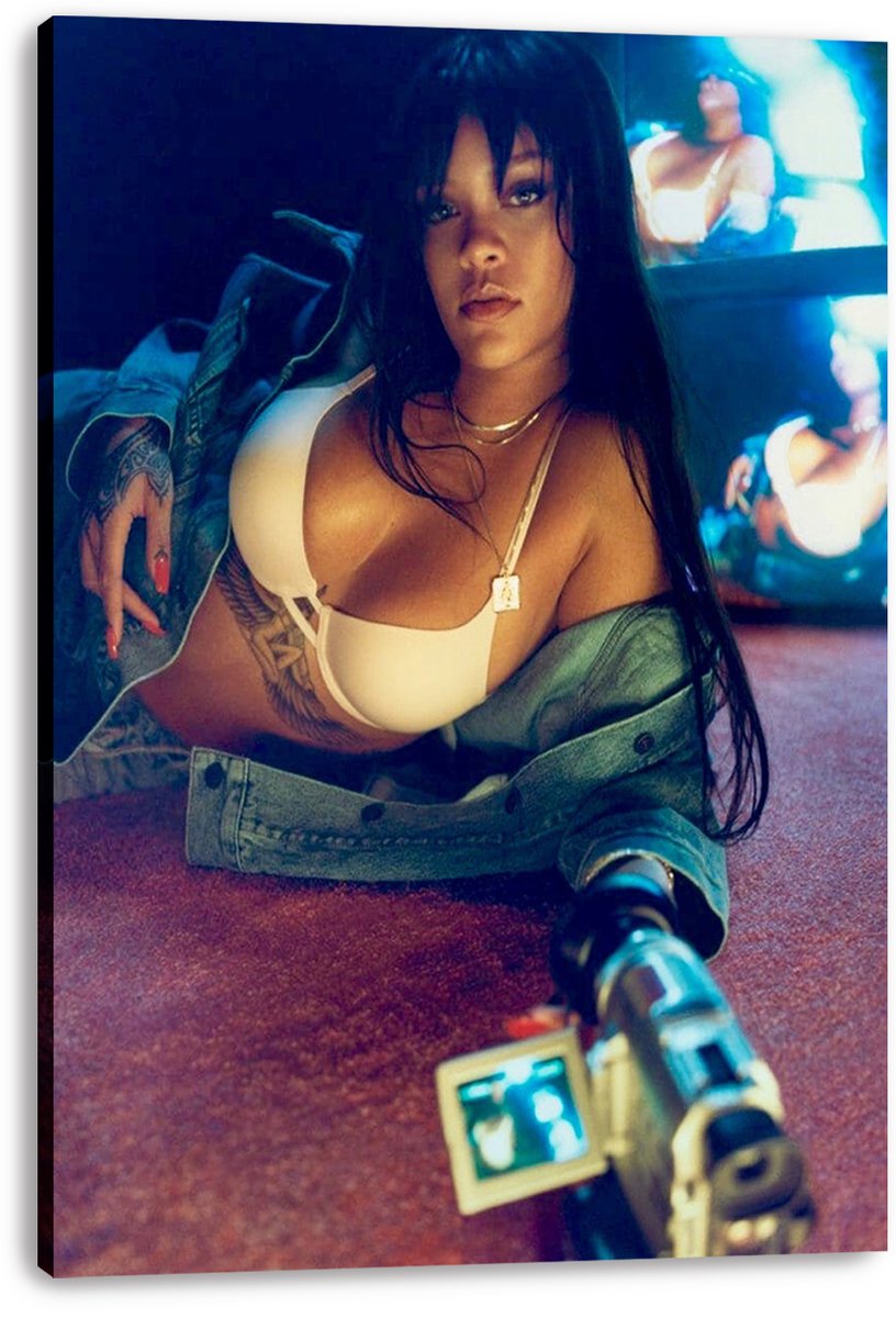 Rihanna Decorative Painting (paper and canvas) art poster printing print