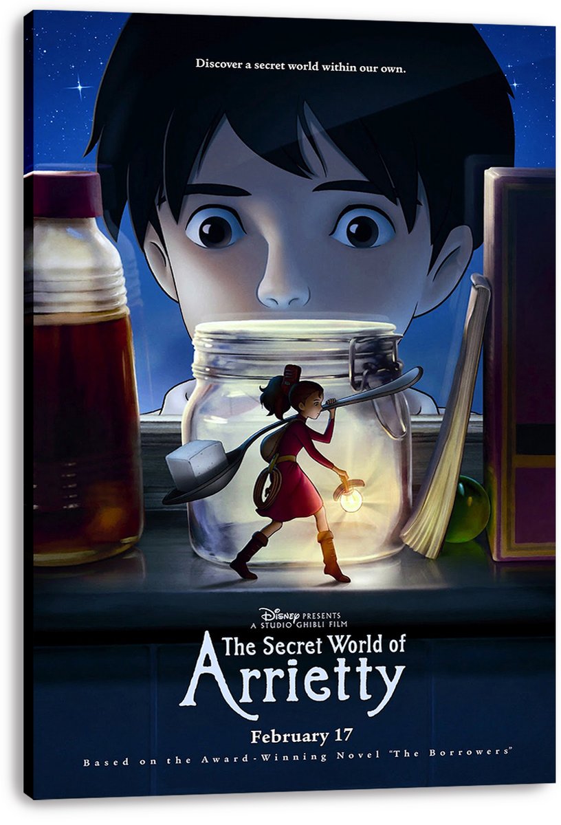 The Secret World of Arrietty Decorative Painting (paper and canvas) art poster printing print
